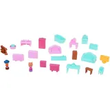 interaktywny domek z podświetlanym napisem rabbit na dachu