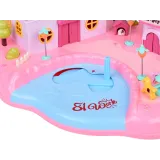 pełne wyposażenie wnętrza domku z realistycznymi meblami