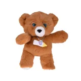 zbliżenie na ruchome oczy pluszowego misia