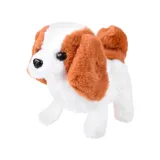 piesek beagle w miękkim pluszowym wykończeniu na dłoni dziecka