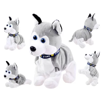 Interaktywny piesek Husky reaguje na dotyk Szczeka + różne sztuczki ZA1333