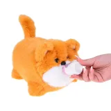 piesek interaktywny Pulpet podczas symulowanego karmienia