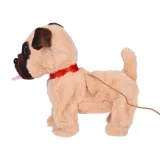 piesek benio w ruchu, poruszający się po podłodze