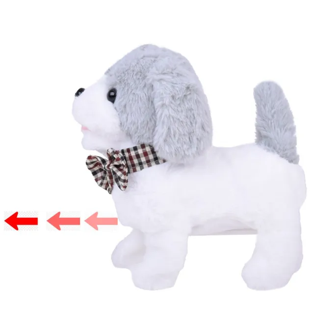 detal głowy i pyska zabawkowego pieska charlie