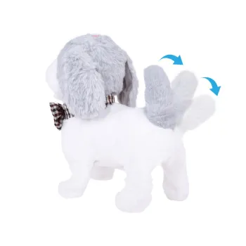 pluszowy piesek charlie merdający ogonkiem