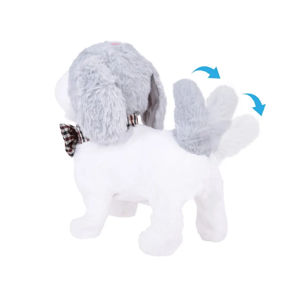 pluszowy piesek charlie merdający ogonkiem