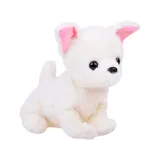 zbliżenie na czarne oczka i nosek pieska SISI