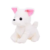 dziecko bawiące się interaktywnym pieskiem SISI