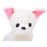 kremowy plusz pieska SISI z detalami