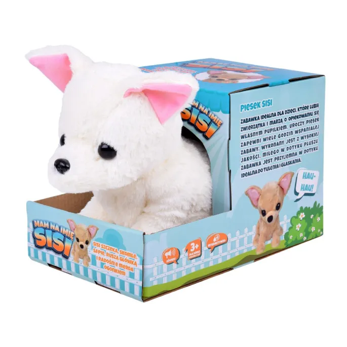 przegródka na baterie w zabawce piesek SISI