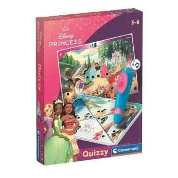 Interaktywny Quiz Księżniczki z elektronicznym piórem i kolorowymi planszami