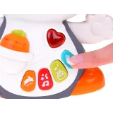 widok na przycisk marchewkę i efekt dźwiękowy zabawki