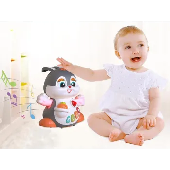 zabawka królik zachęcająca do raczkowania dzięki ruchom i dźwiękom