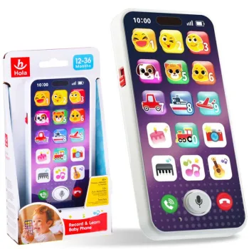 interaktywny telefon smartphone dla dzieci w pełnym ujęciu