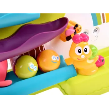 Interaktywny TOR DLA KULEK autko 2w1 dźwięk ZA3173