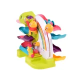 cztery poziomy zabawki z widoczną trasą dla autka