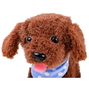 Interaktywny uroczy PIESEK Chodzi na smyczy Szczeka ZA2857