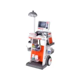 zbliżenie na stetoskop i przybory medyczne z zestawu interaktywnego