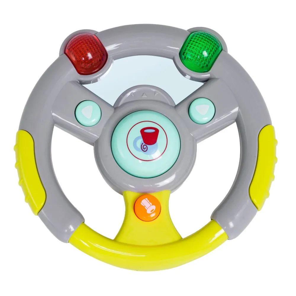 Zabawkowy telefon z funkcją dzwonienia i migającym niebieskim światłem