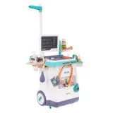 zbliżenie na panel monitorujący z prześwietleniami EKG i RTG