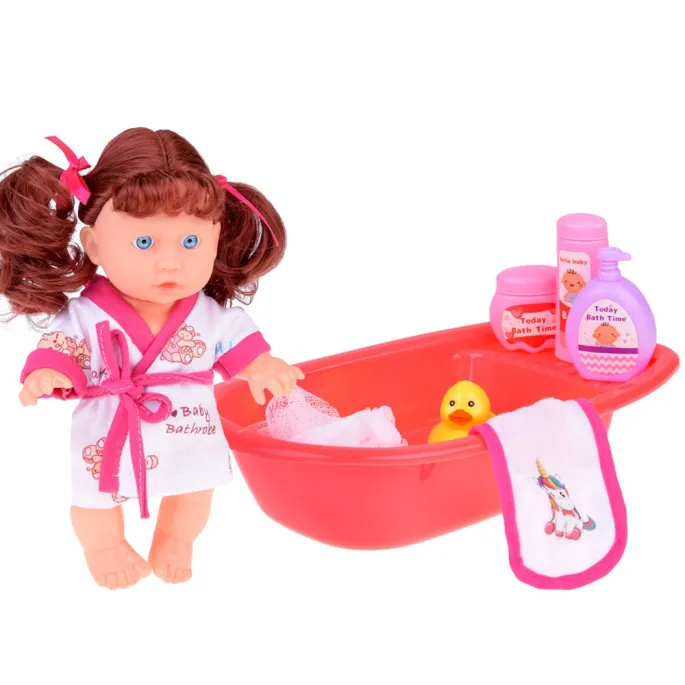 lalkowy ręcznik i szlafroczek do przebierania po kąpieli