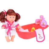 lalkowy ręcznik i szlafroczek do przebierania po kąpieli