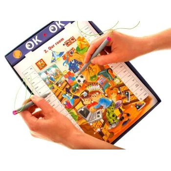 Dwa długopisy do wskazywania odpowiedzi przy planszach