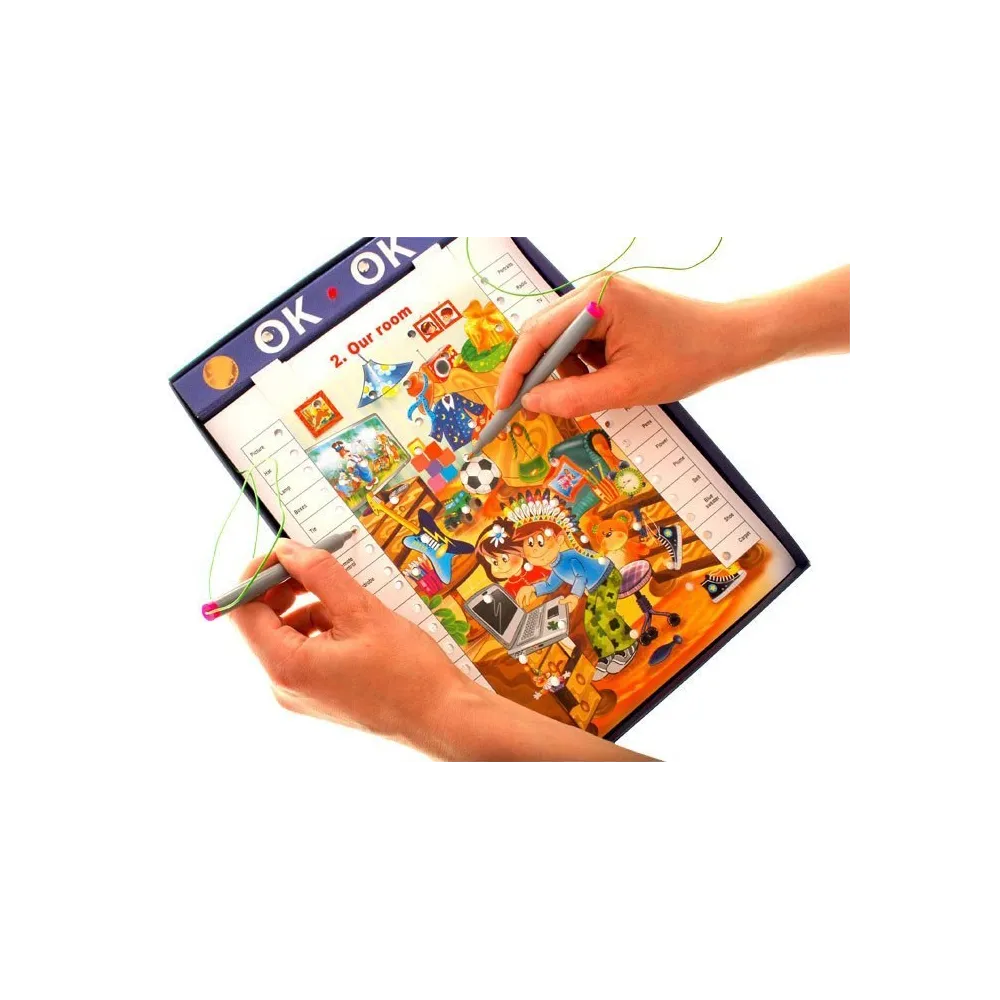 Dwa długopisy do wskazywania odpowiedzi przy planszach