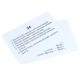 Zestaw kart z działaniami matematycznymi do gry LICZMANIA