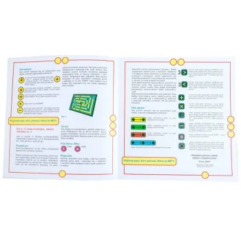 Instrukcja i ściągawka do gry planszowej LICZMANIA na pierwszym planie