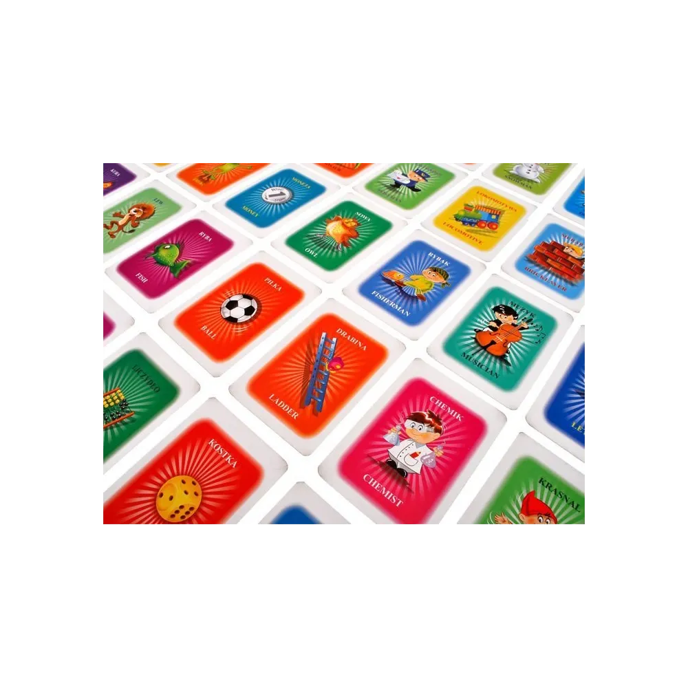 notatnik i instrukcja w zestawie gry Małe Kalambury