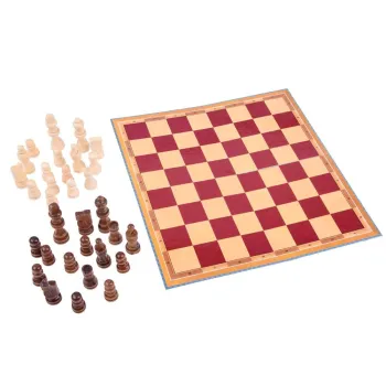 Jawa Strategiczna gra planszowa SZACHY DREWNIANE dla wszystkich GR0387