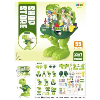 jeżdżący dinozaur z akcesoriami do zabawy dla dzieci