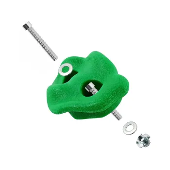 widok zestawu kamieni wspinaczkowych z zestawem śrub montażowych