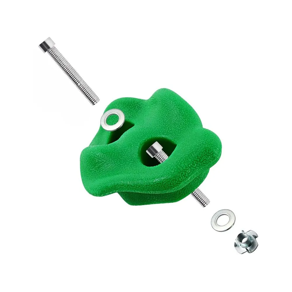 widok zestawu kamieni wspinaczkowych z zestawem śrub montażowych