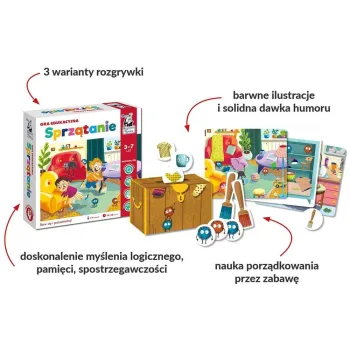 Kapitan Nauka Gra edukacyjna Sprzątanie GR0518
