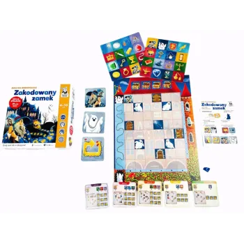 Dzieci bawiące się grą Zakodowany zamek podczas rozgrywki