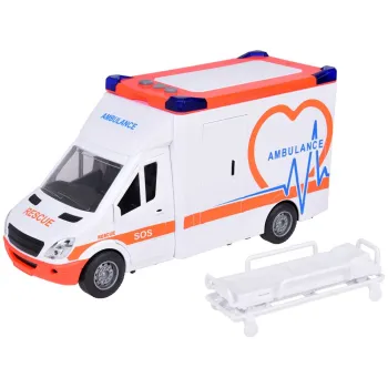 Karetka Pogotowie ratunkowe Otwierany Ambulans Dźwięk + światło ZA5217