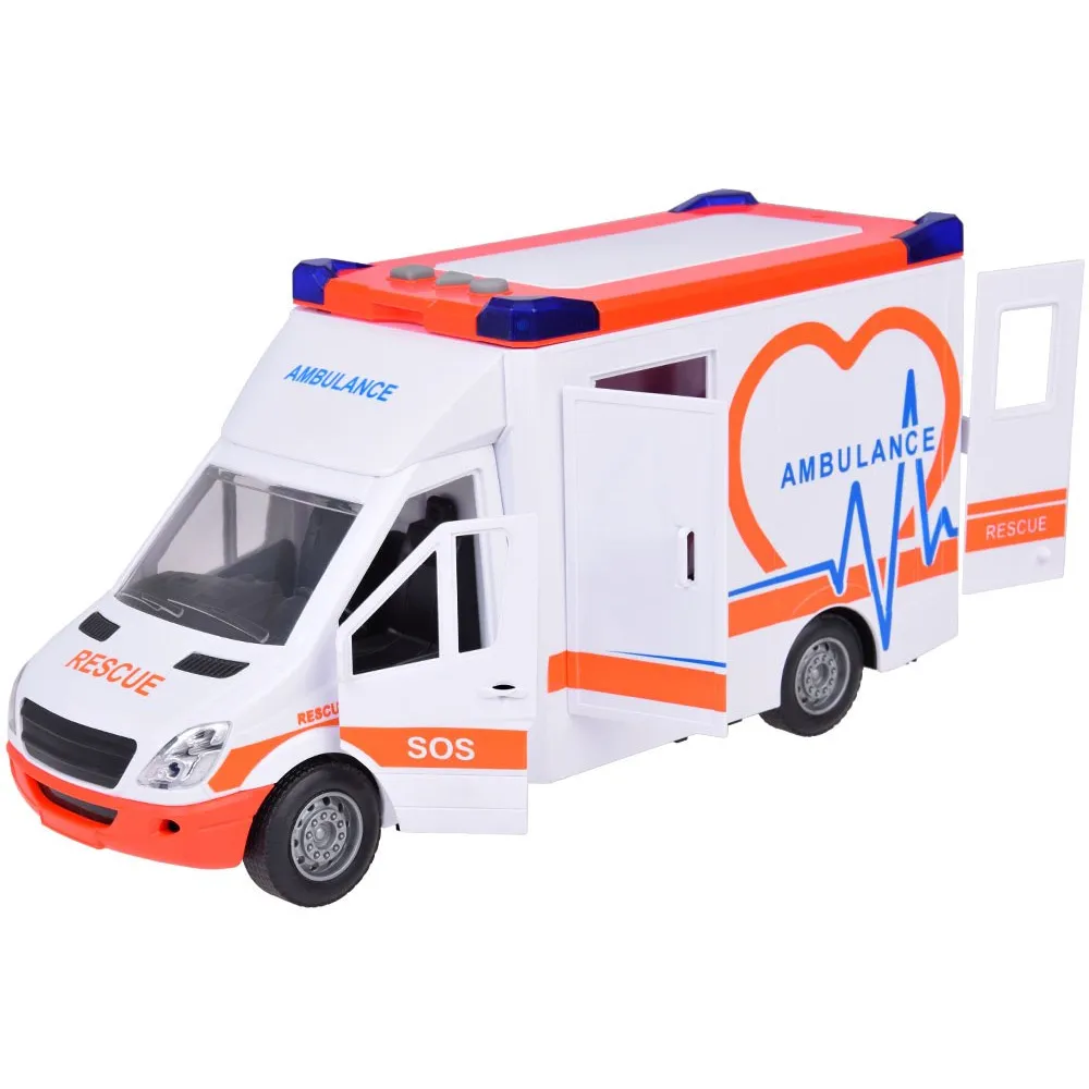 karetka pogotowia ratunkowego ZA5217 z efektami świetlnymi podczas zabawy