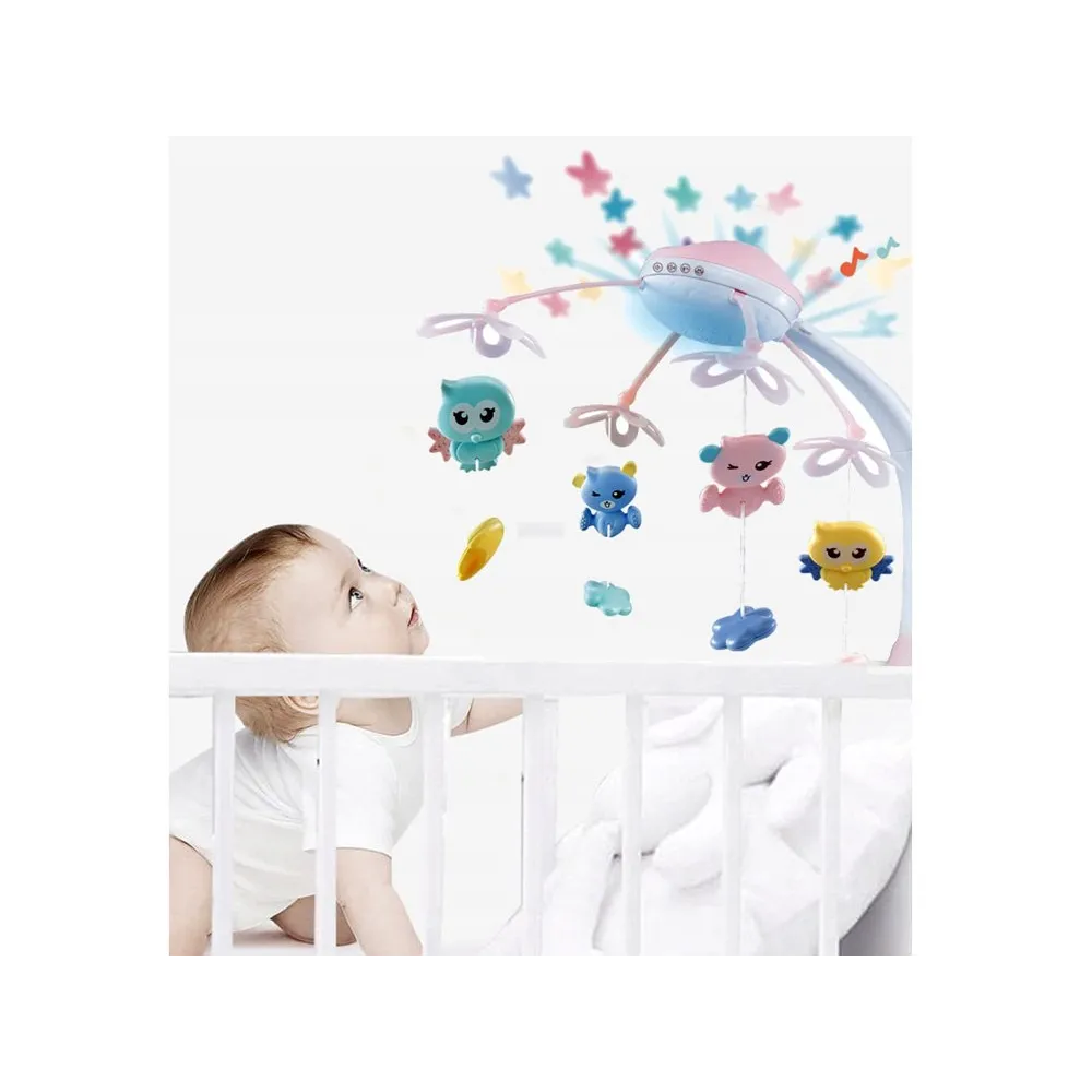 Zbliżenie na kolorowe zawieszki zwierzątka karuzelki