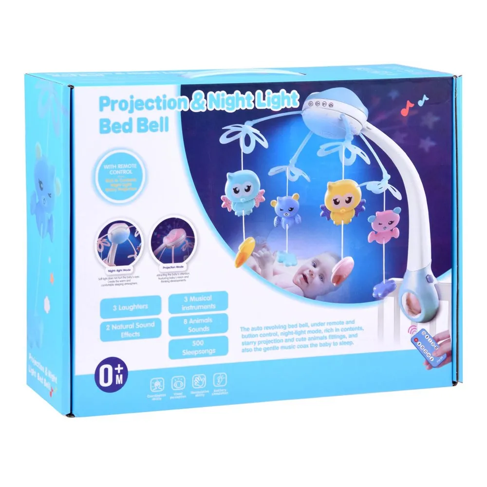 Obracające się zawieszki z motywem księżyca i chmurki