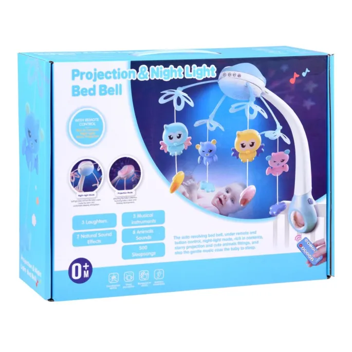 Obracające się zawieszki z motywem księżyca i chmurki