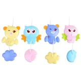 Karuzelka w trybie lampki nocnej z wyświetlanymi gwiazdkami