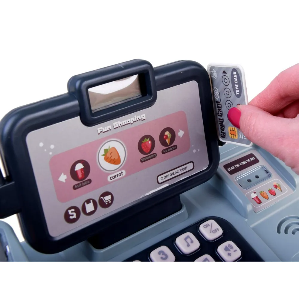 kalkulator z miękkimi przyciskami w kasie zabawkowej