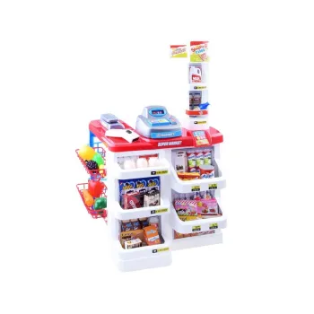 Kasa fiskalna SUPERMARKET koszyk Sklep ze skanerem ZA2681