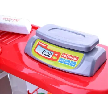 cała zawartość zestawu supermarket na jednym zdjęciu