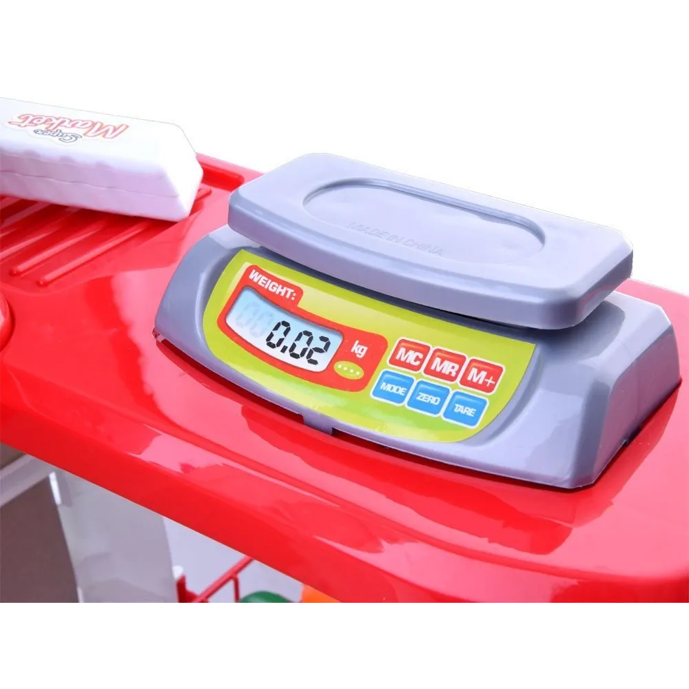 cała zawartość zestawu supermarket na jednym zdjęciu