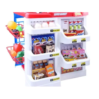 zabawka sklepowa ustawiona na półce z widocznymi elementami