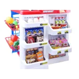 zabawka sklepowa ustawiona na półce z widocznymi elementami