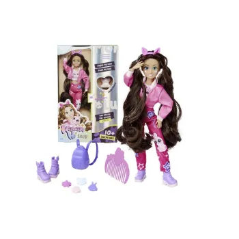 Lalka Kawaii Hi Lucy z super długimi włosami i króliczkiem Momo